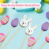 Bekeify 200 PCS Bamboo Sticks 12 CM Toothpicks for Easter
