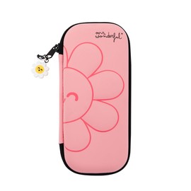 Mr. Wonderful Wonder Margarita Embossed Pencil Case - Pink - 3D Design from rPET - School Bag, pink, Pencil case for school