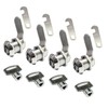 NHDSUO Cam Lock with Triangle Socket Key,Triangular Keyhole Cabinet Lock,Keyed