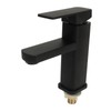 Sink Faucet Black Single Handle Single Hole Cold Stainless Steel