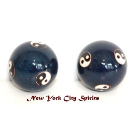 Masager ball Therapy Massager Balls - Yingyang (Metal) - Blue