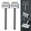 POWERTOOL Hole Punch Tools, 1PC Stitching Punching Diamond 4 Prong
