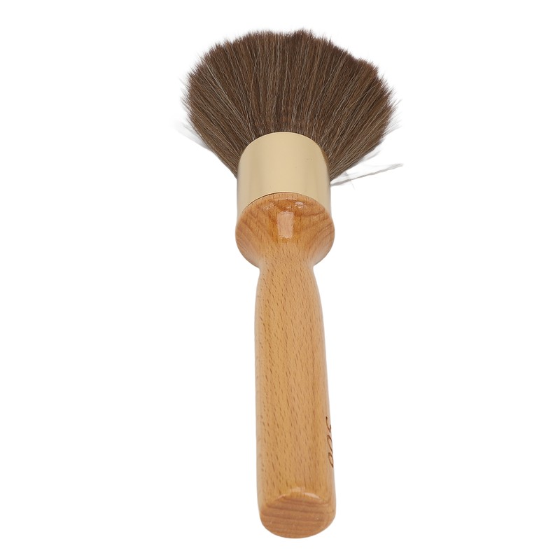 Neck Duster Brush Beech Wood Ergonomic Handle Portable Broken Hair