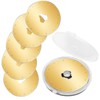 5 Titanium Coated Rotary Cutter Blades 60mm, Replacement Blades for
