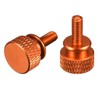uxcell Computer PC Case M4x10mm Shoulder Type Knurled Thumb Screw