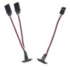 Vgoohobby 5Pcs 22cm Magnetic Snap-on JR Y Cable 1 Male