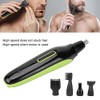 Nose Hair Trimmer Set,USB 5 in 1 Electric Facial Ear