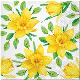 Easter 20pcs Napkins for Decoupage Daffodls in Bloom SDL121700 Spring