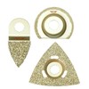 3 x TopsTools WXKC3 Mixed Grout Blades Compatible with Worx