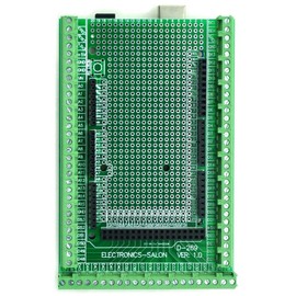 Electronics-Salon Prototype Screw/Terminal Block Shield Board Kit for Arduino MEGA-2560 R3.