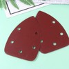 DOITOOL Sanding Pad for Wood 20pcs Triangle Sandpaper Sheets Angle