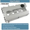 Aluminum Engine Valve Cover Kit with Gasket, Bolts, Oil Filler