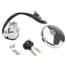 Artudatech Ignition Switch & Fuel Tank Cap Fit for Kawasaki VULCAN 500 LTD 800 CLASSIC 2001-2009