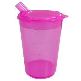Adult Drinking Cup with Spout, Sippy Cup for Adults Ideal for Those who Struggle with Solid Foods, Adult Sippy Cup for Elderly, Less able , beakers for Adults with Lip Spout Non Spill Cups 200ml