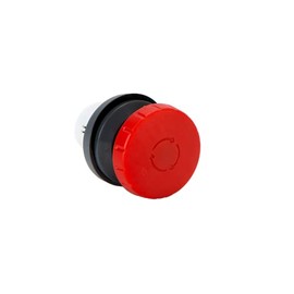 Emergency Off Mushroom KRV 32/R, Locking, Suitable for geba "J" Series, Red