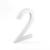 16 Inch Modern House Number, Floating House Number, Easy to