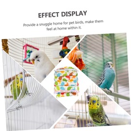 BESPORTBLE Bird Nest Cave Hammock Warm Hanging Pet Hut for Birds Soft and Cozy Shelter for Parrots Parakeets and Pets and