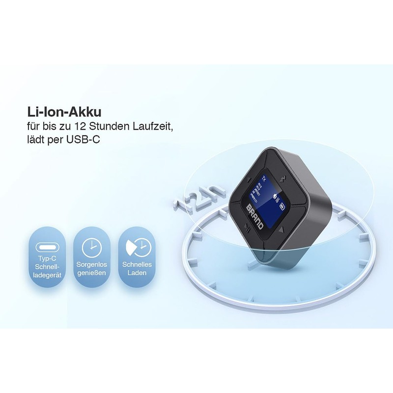 auvisio Bluetooth Transmitter: 2-in-1 Audio Transmitter and Receiver with Bluetooth