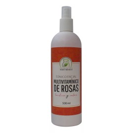 Productos Mart Mexico Tónico Facial Multivitaminico De Rosas  (500ml) 6 Pack