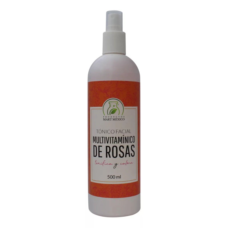 Productos Mart Mexico Tónico Facial Multivitaminico De Rosas (500ml) 6