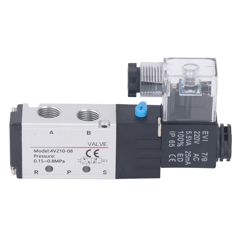 Pneumatic Solenoid Valve Electric Air Switch 2 Position 5 Way