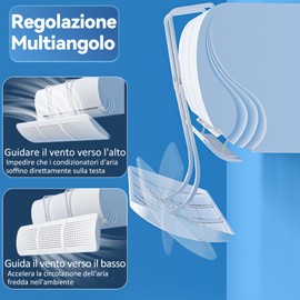 Wind Deflectors Air Conditioner Adjustable Wall Mounted Sign Air Conditioner Cold Warm Home Office Elderly Baby Pregnant Women