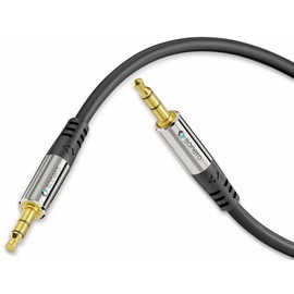 Sonero® Premium 3.5 mm Jack Audio Cable 3.00 m Gold-Plated Contacts Black