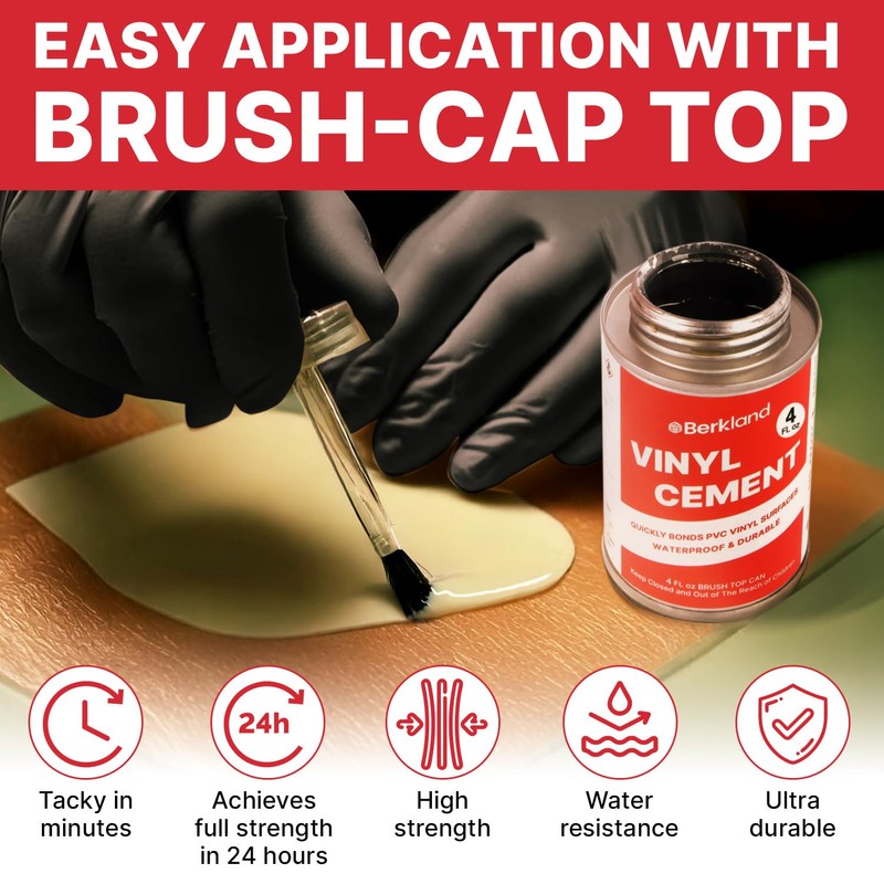 [4 oz] Vinyl Cement Glue - Super Glue for Inflatables