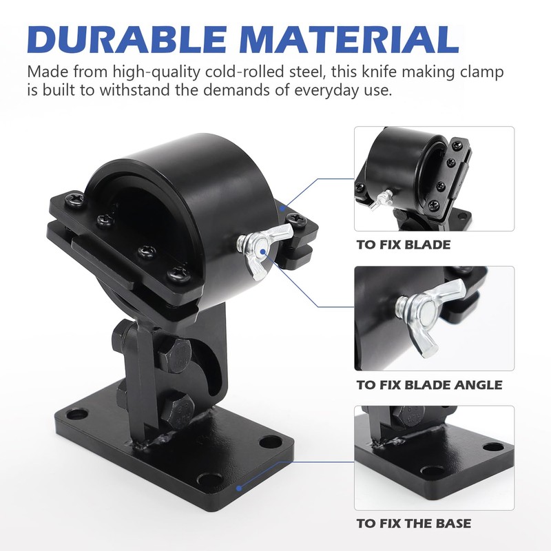 SCOTTCHEN Swivel Knife Making Vise, Knife Vise Tool, Knife Making