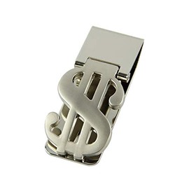 Fa.Wessel Money Clip Stainless Steel in Dollar Design Elegant and Elegant for Men with Style and Class | Money Clip | Money Clip | Money Clip | Money Clip, silver, Formal