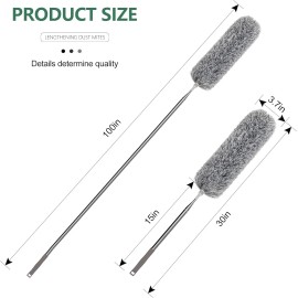 SetSail 100" Extra Long Duster | Bendable Microfiber Ceiling Fan Cleaner