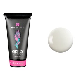GELLO - GEL ACRÍLICO de Construcción Rápida UV, Acrigel Poly Gel Para Uñas, 2 Oz. / 60 Gr., FRENCH WHITE. By NAIL FACTORY