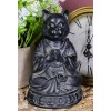 Ancient Meditating Cat on Lotus Levitating Buddha Figurine Zen Statue