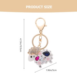 [LIFKOME] Sheep Keychain Keychain Pendant Lamb Shaped Pendant Handbag Pendant Charms Jewelry Making Charms Alloy Jewelry Decoration Zinc Alloy Colorful, colorful