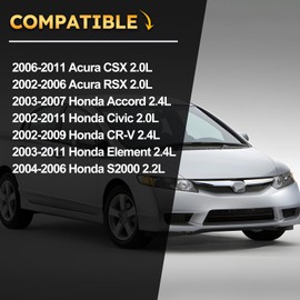 Paquete de bocinas de encendido UF311 compatible con Honda 03-07 Accord, 02-11 Civic, 02-09 CR-V, 03-11 Elemento, 04-06 S2000/06-11 Acura CSX, 02-06 Acura RSX reemplaza # C1382 UF382 555 555 C1382