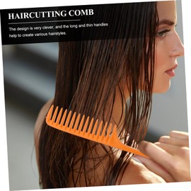 Baluue 3pcs Wide Tooth Hair Comb Barber Pintail Comb for Curly and Straight Hair Lightweight Compact Design for Easy Carrying