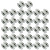 Coufce 32 Pcs Metal Bobbins for Sewing Machine, Replacement Bobbins