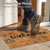 Pumpkin Door Mat Outside - Fall Pumpkin Welcome Mat for