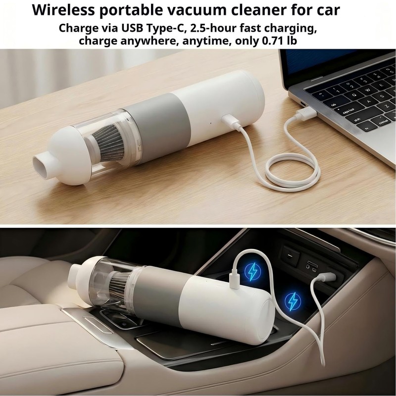 Handheld Car Vacuum Cleaner,Car Vacuum Portable,High Power Hand Held Vacuum,with