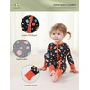 BambooBud Baby Boy Girl Zipper Footies Pajamas Christmas Sleep OnePiece