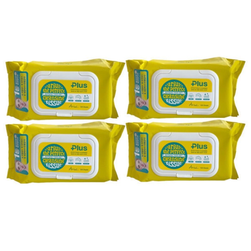 Ariul The Perfect Cleansing Tissue Plus 100 Sheets (4 Packs)