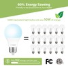 Sigalux Light Bulbs 100 Watt Equivalent,A19 Daylight Standard LED Bulbs
