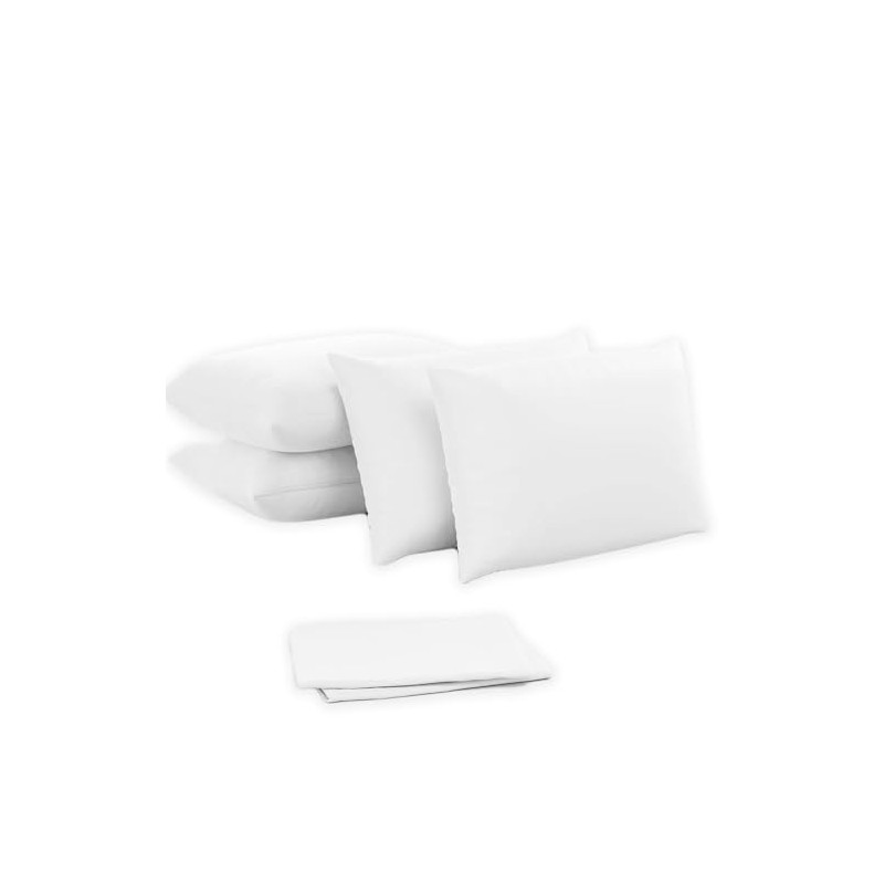 Pillowcases - 4 Pack Housewife Pillowcase Set | Envelope Closure