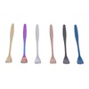 6PCS Coffee Spoon Stainless Steel Mixing Spoon Thickened Long Handle