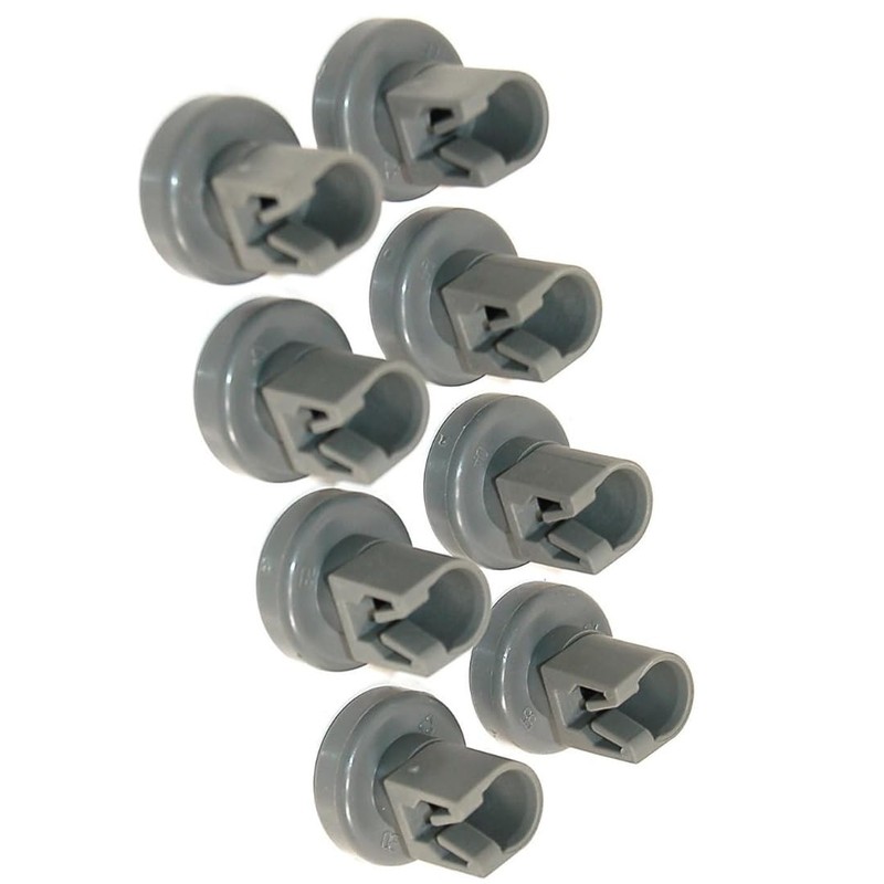 8 X Universal Dishwasher Upper Basket Wheels Compatible With Electrolux,