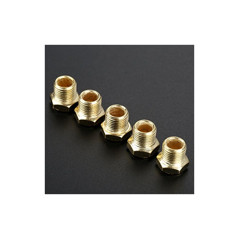 Mtsooning 5Pcs Pneumatic Air Breather Vent Silencer Muffler Threaded NPT