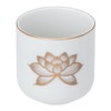 CATEGORY: Buddhist Ritual Implements God Hardware 仏壇 White Gold Lotus