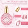 Teenyyou 8 Pack 100ml Glass Perfume Bottles Retro Empty Perfume