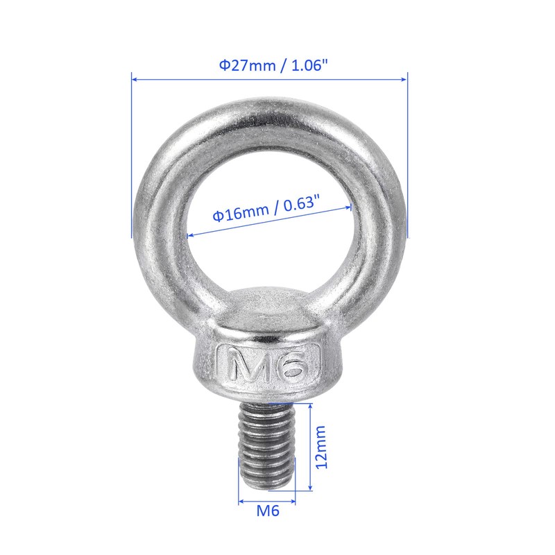 M METERXITY 2 Sets Mechanical Shoulder Hanging Eye Bolts Chandelier