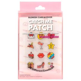 Parche Anti acné - Emoticon Holiday Vibes 36 piezas
